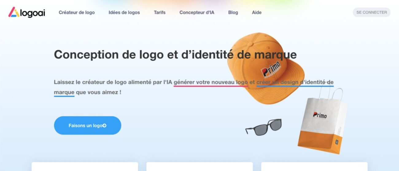 Outils IA pour créer des logos - LogoAI