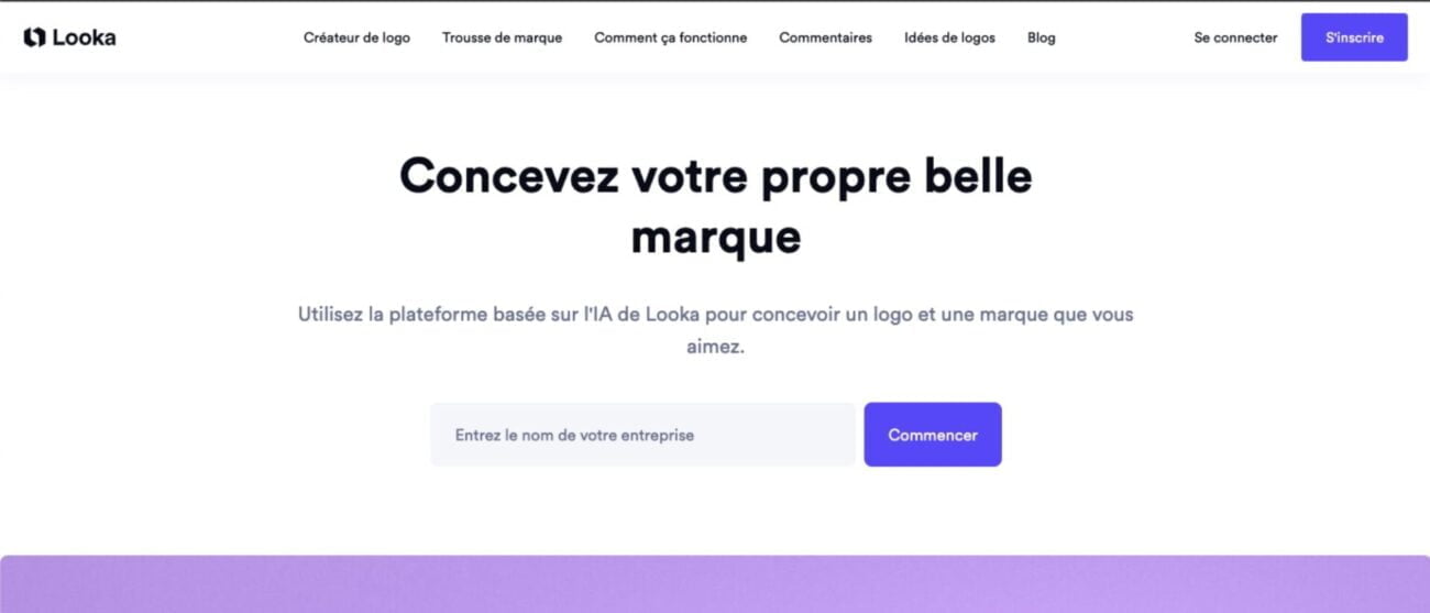 Outils IA pour créer des logos - Looka