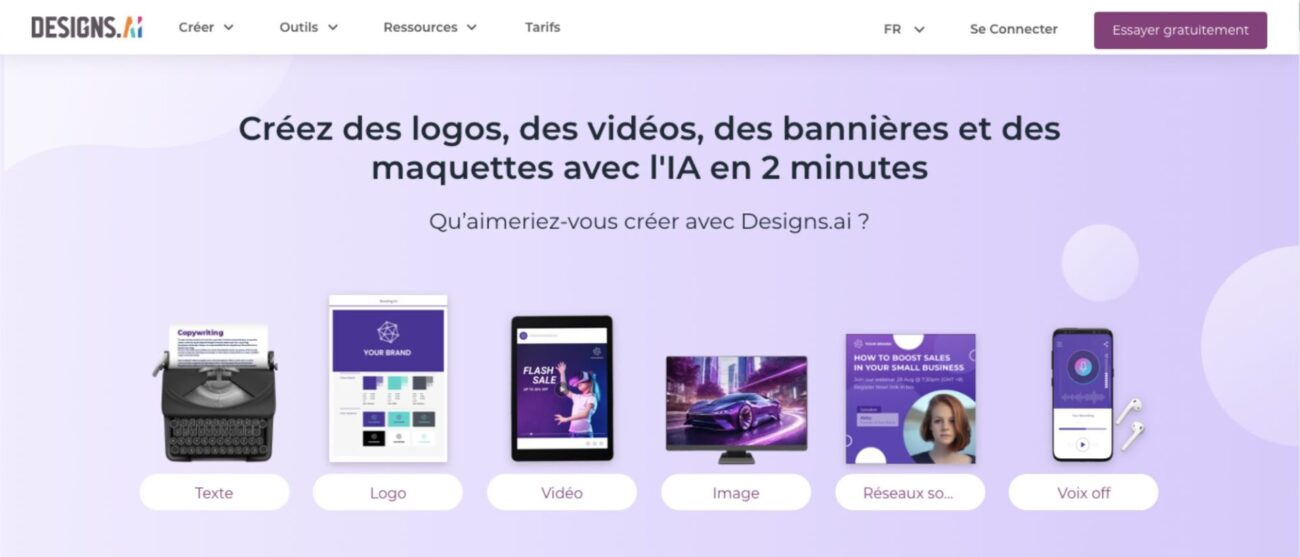 Outils IA pour créer des présentations - Designs AI