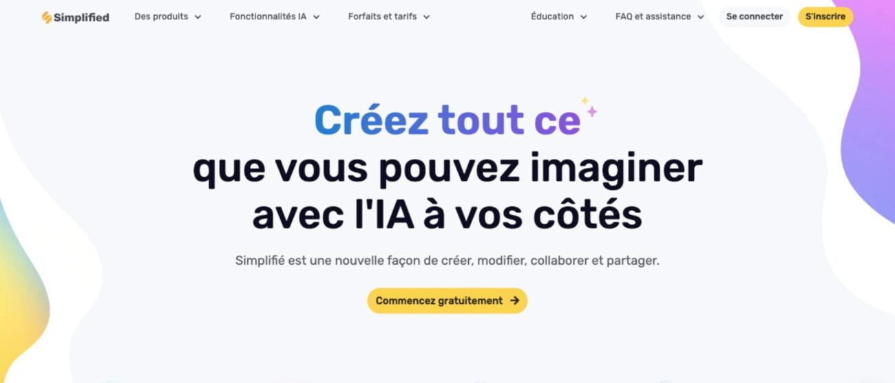 Outils IA pour créer des présentations - Simplified