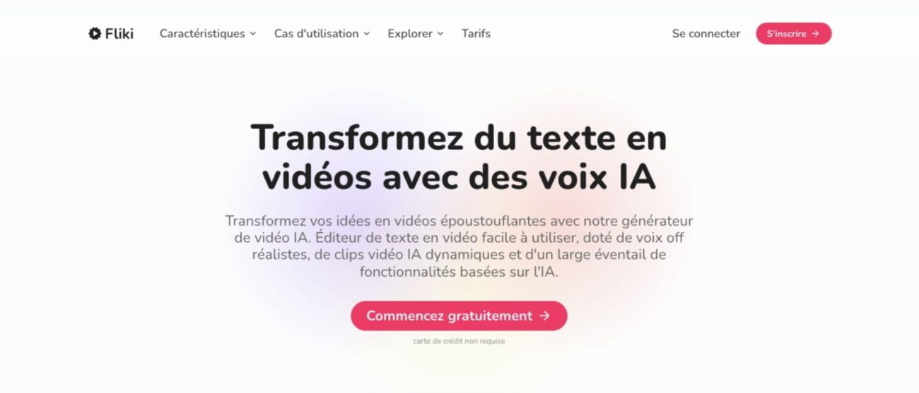 Outils IA pour créer des vidéos - Fliki