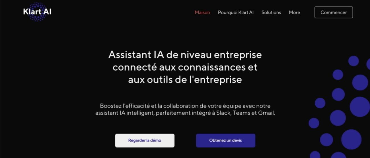 Outils IA pour l'E-mailing - Klart AI