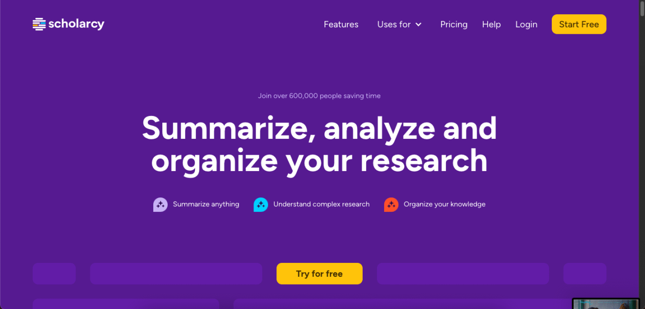 Scholarcy - Outils IA pour les Étudiants