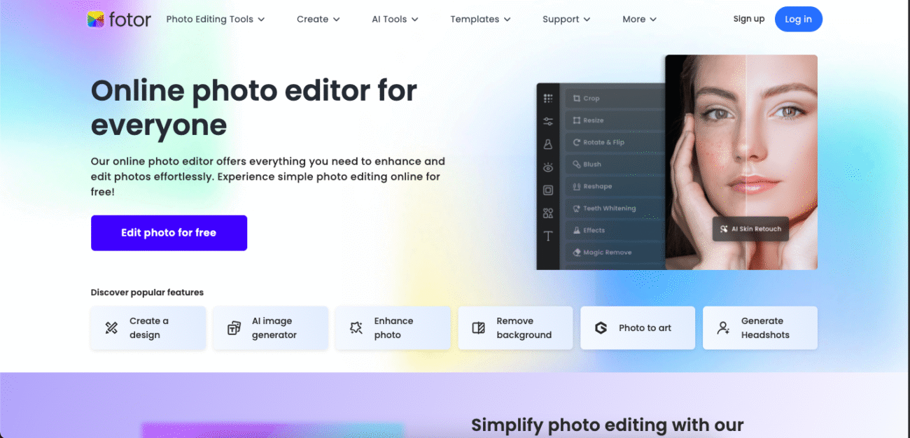 Fotor Ai - Outils IA pour Créer des Présentations