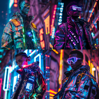 Midjourney pour le Design de Mode - Cyberpunk