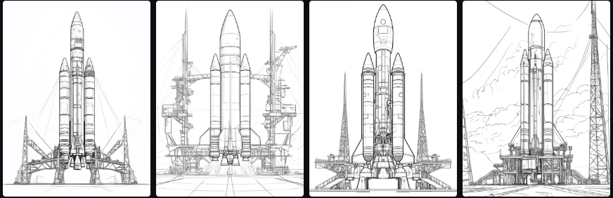 Prompt Midjourney pour Créer un Livre de Coloriage sur les Véhicules