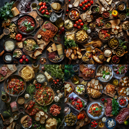 Photographie Culinaire Midjourney - Cuisine Italienne