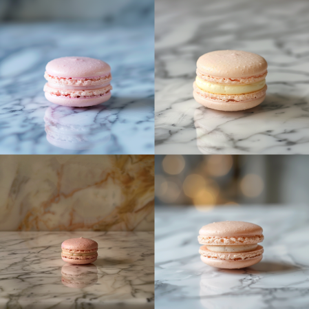 Photographie Culinaire Midjourney - Macaron