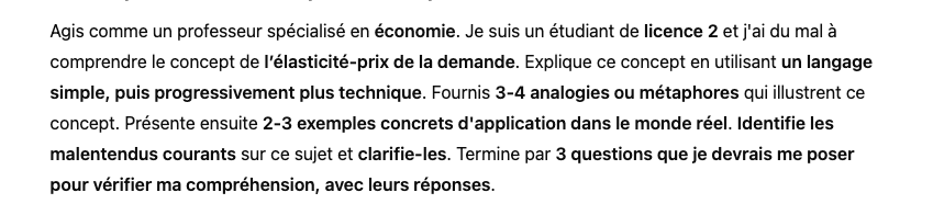Prompt ChatGPT pour la Compréhension de Concepts Complexes