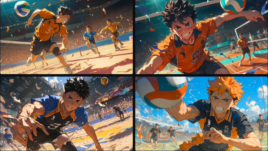 Prompt Midjourney pour Créer des Images Anime & Manga Sportif