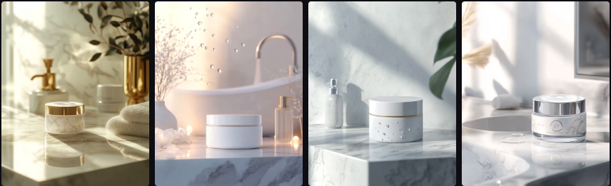 Prompt Midjourney pour Créer des Mock-ups de Produits de Beauté