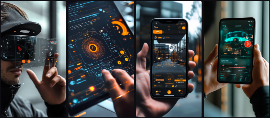 Prompt Midjourney pour l'UI et le Web Design Réalité Augmentée