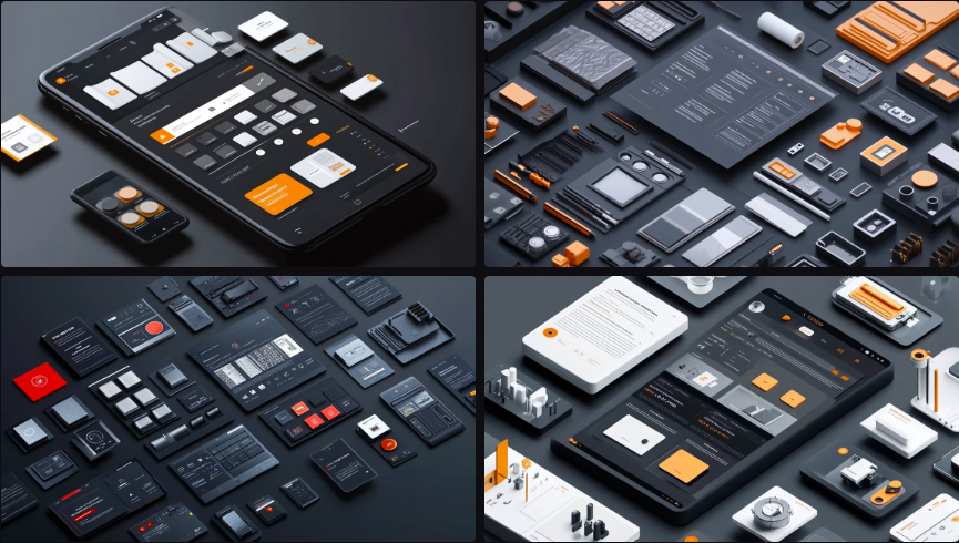 Prompt Midjourney pour l'UI et le Web Design d'un Configurateur de Produit