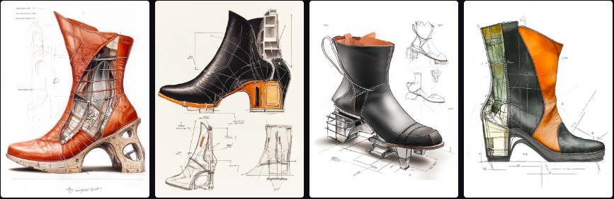 Prompt Midjourney pour le Design de Mode Chaussures
