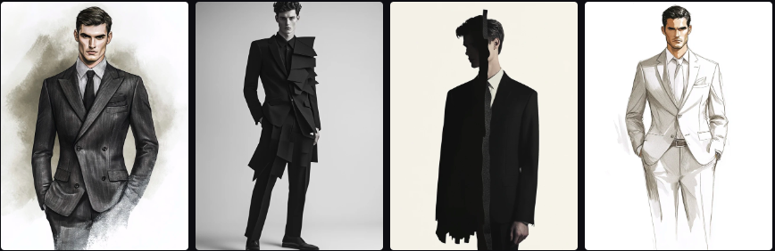 Prompt Midjourney pour le Design de Mode Masculine