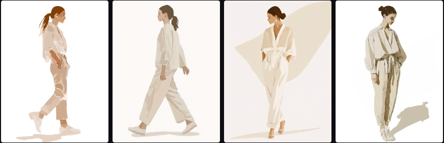 Prompt Midjourney pour le Design de Mode Minimaliste