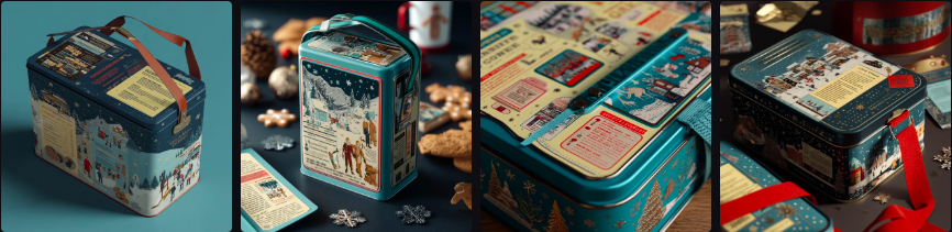 Prompts Midjourney pour le Design de Packaging de Produits Festifs