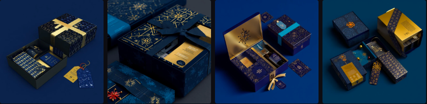 Prompt Midjourney pour le Design de Packaging de Produits Saisonniers