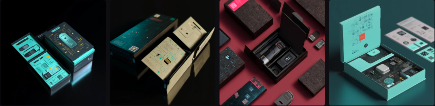 Prompt Midjourney pour le Design de Packaging de Produits Tech Premium