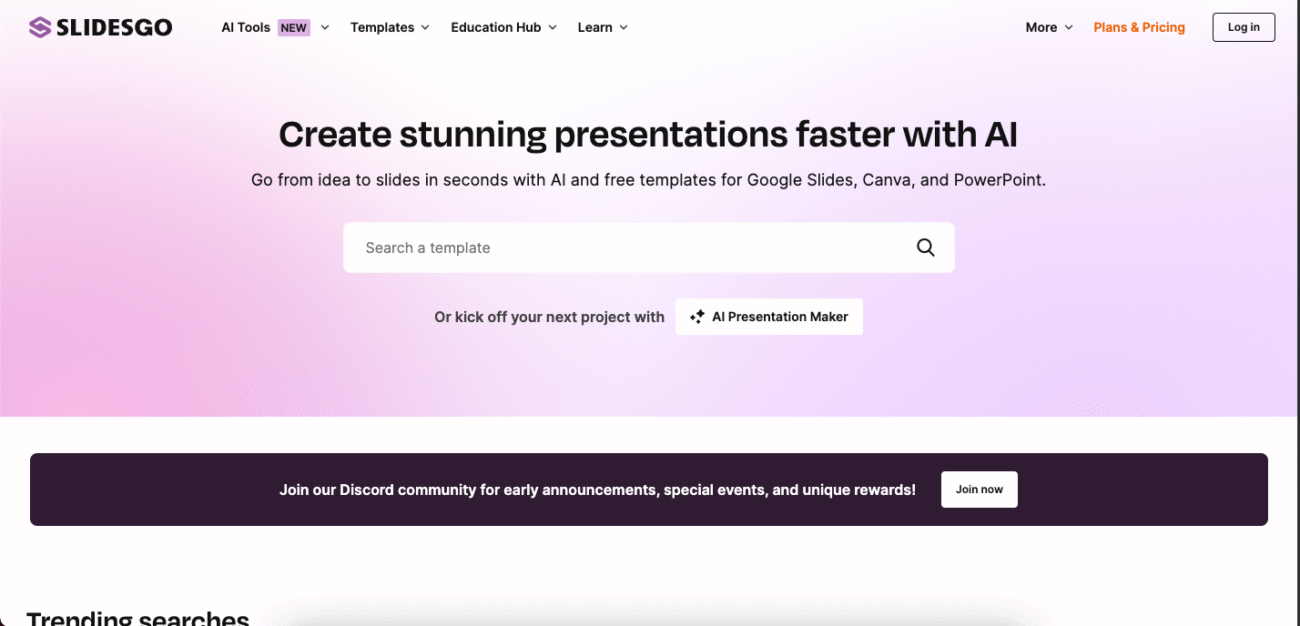 Slidesgo AI - Outils IA pour Créer des Présentations