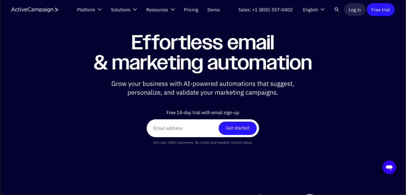 Active Campaign - Outils IA pour l'E-mailing