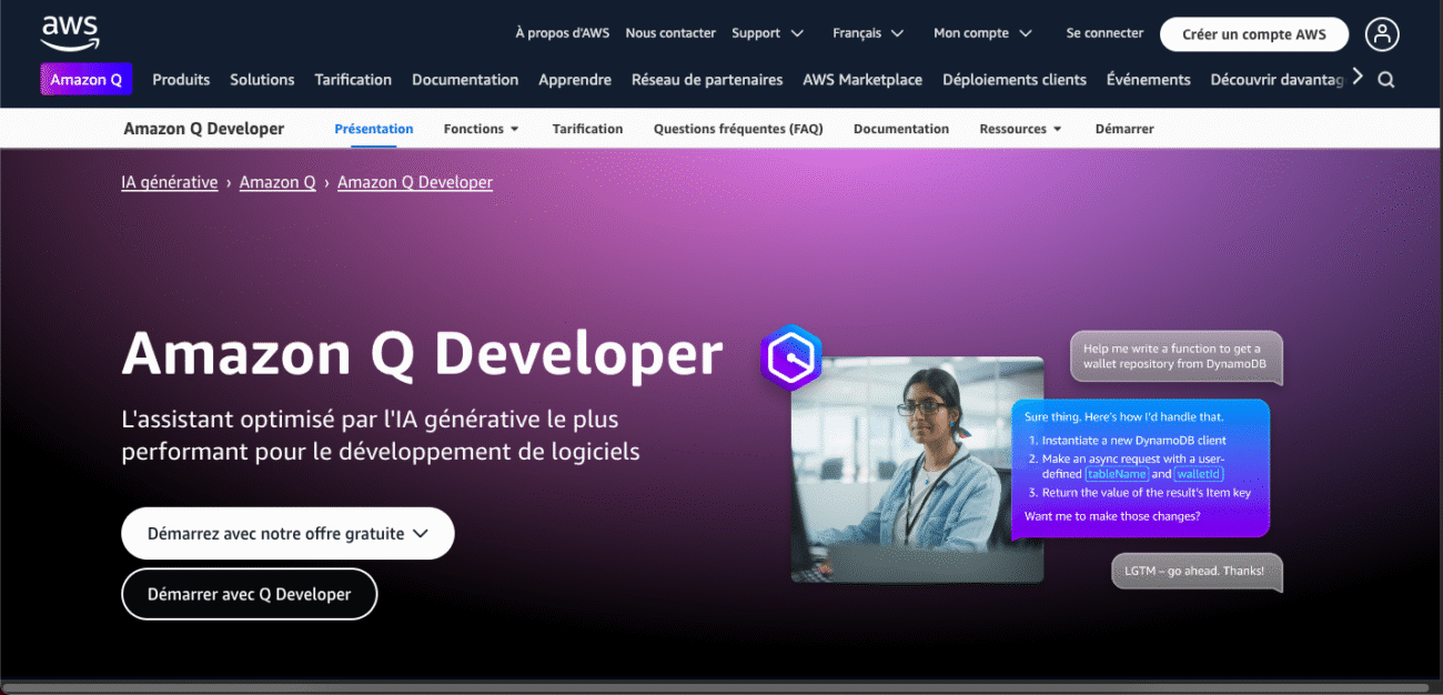 Amazon code whisperer - outils IA pour les développeurs