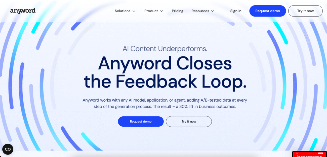Anyword - Outils IA pour l'E-mailing