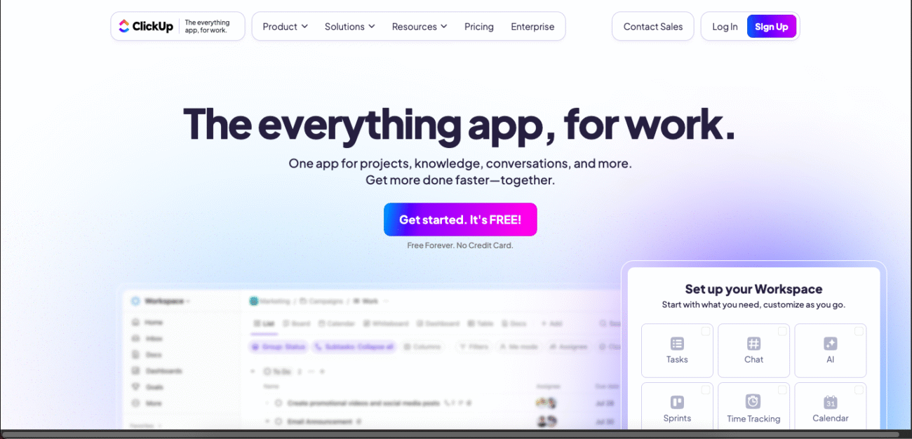Clickup - Outils IA pour le E-commerce