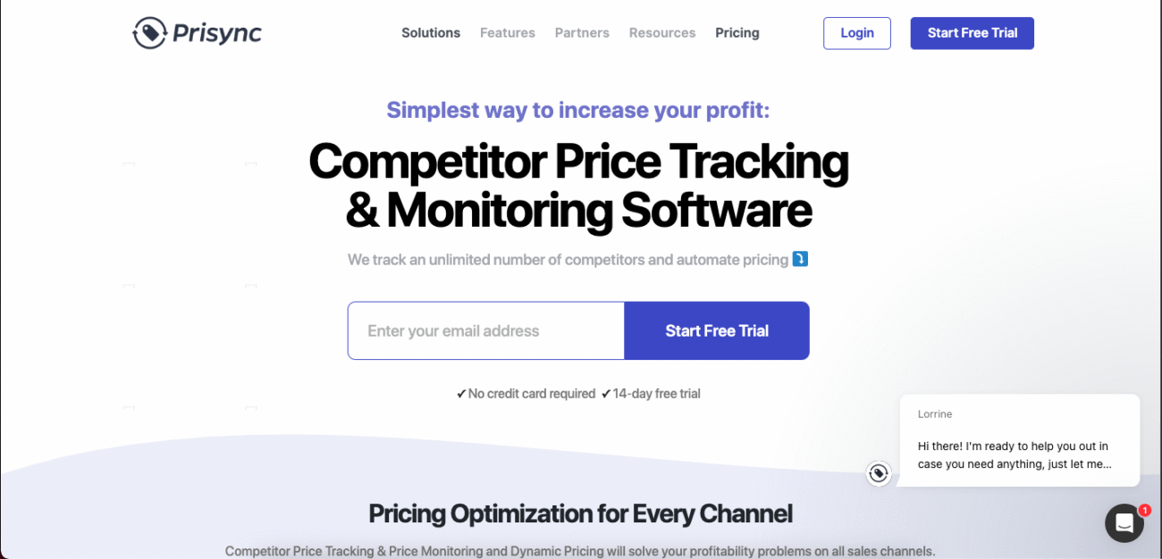 Prisync - Outils IA pour le E-commerce