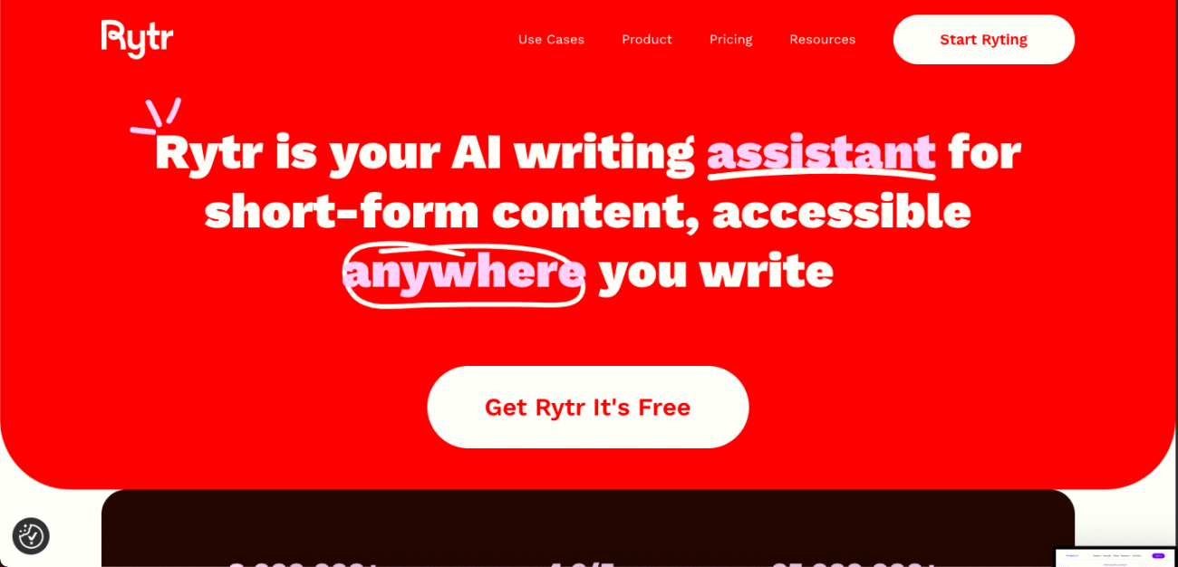 Rytr - Outils IA pour l'E-mailing