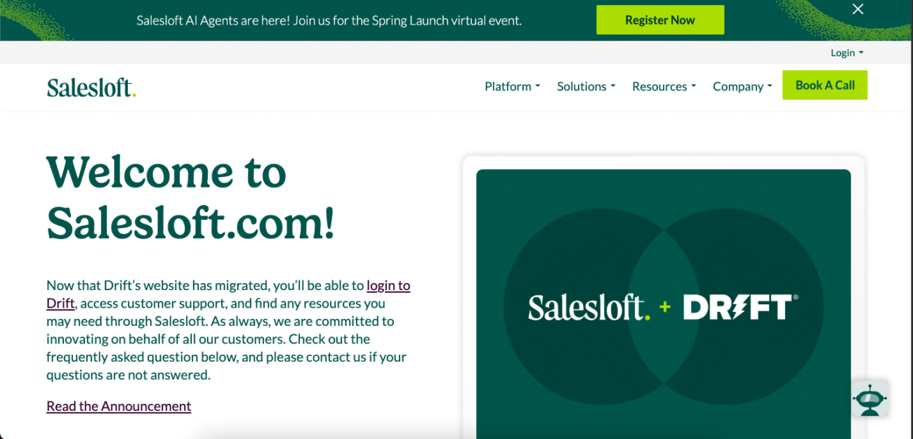 Salesloft - outils IA pour le service client