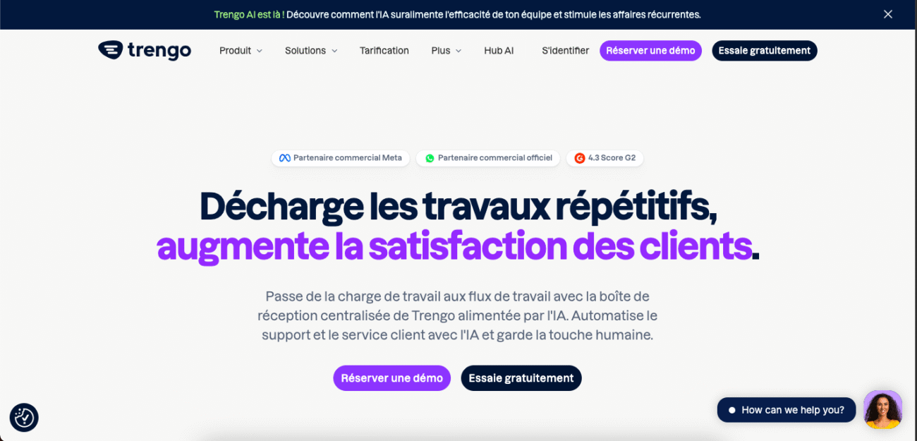 Trengo - outils IA pour le service client