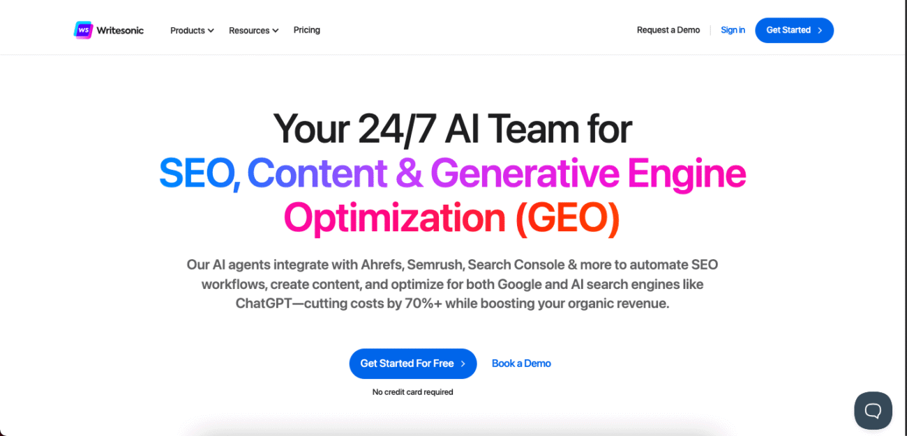 Writesonic - outils IA pour la rédaction