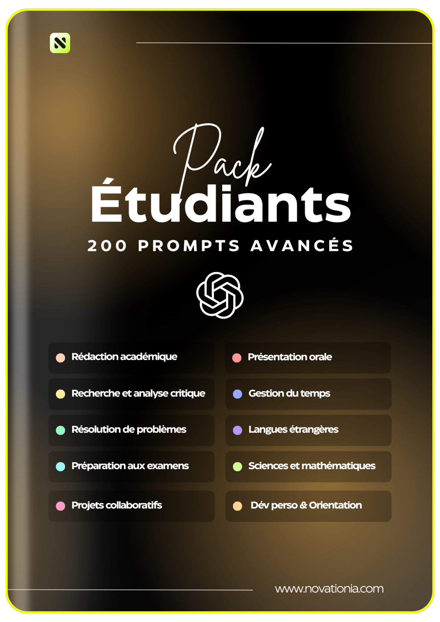Pack Étudiants Prompts ia
