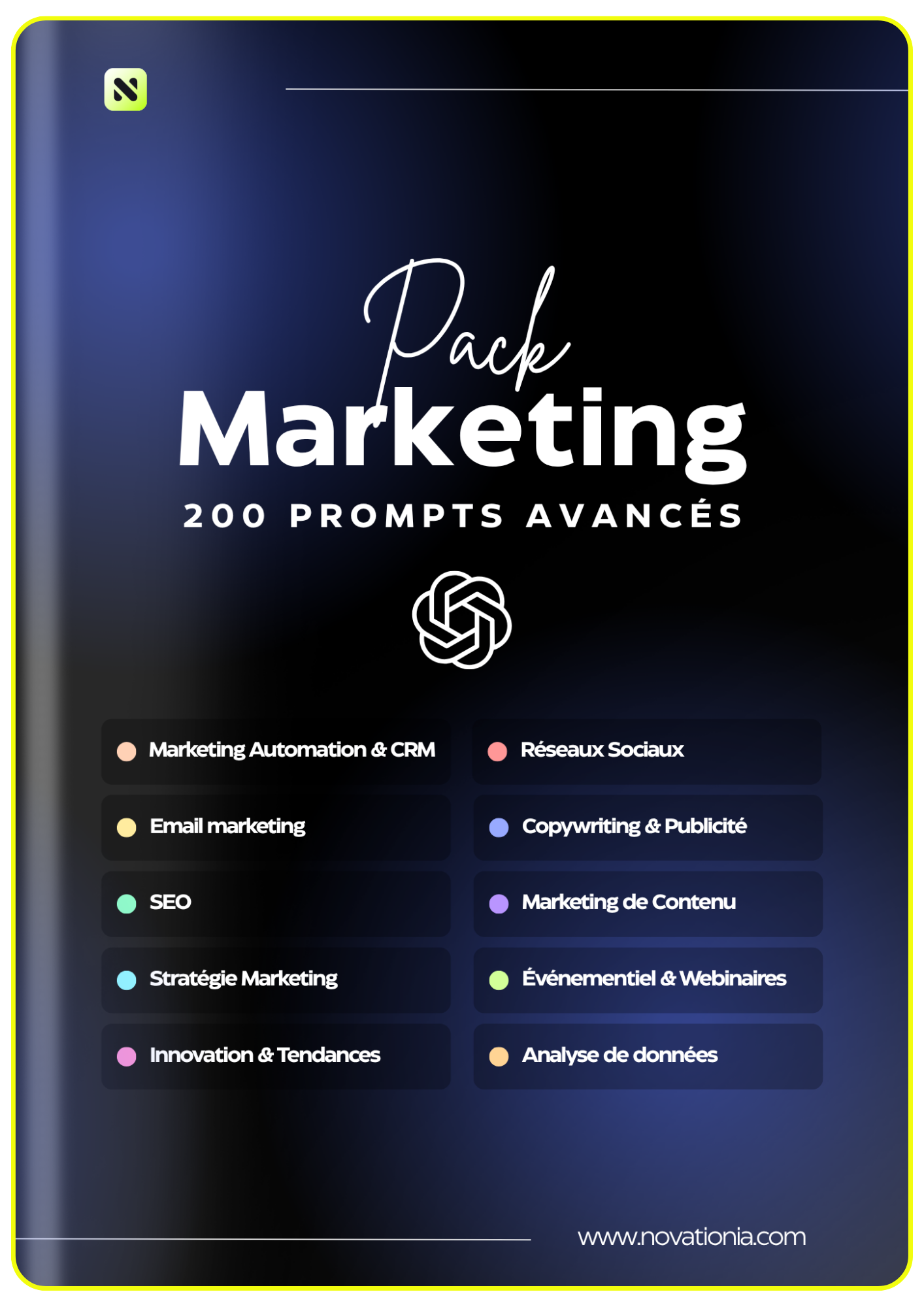 Pack Marketing 200 Prompts ia