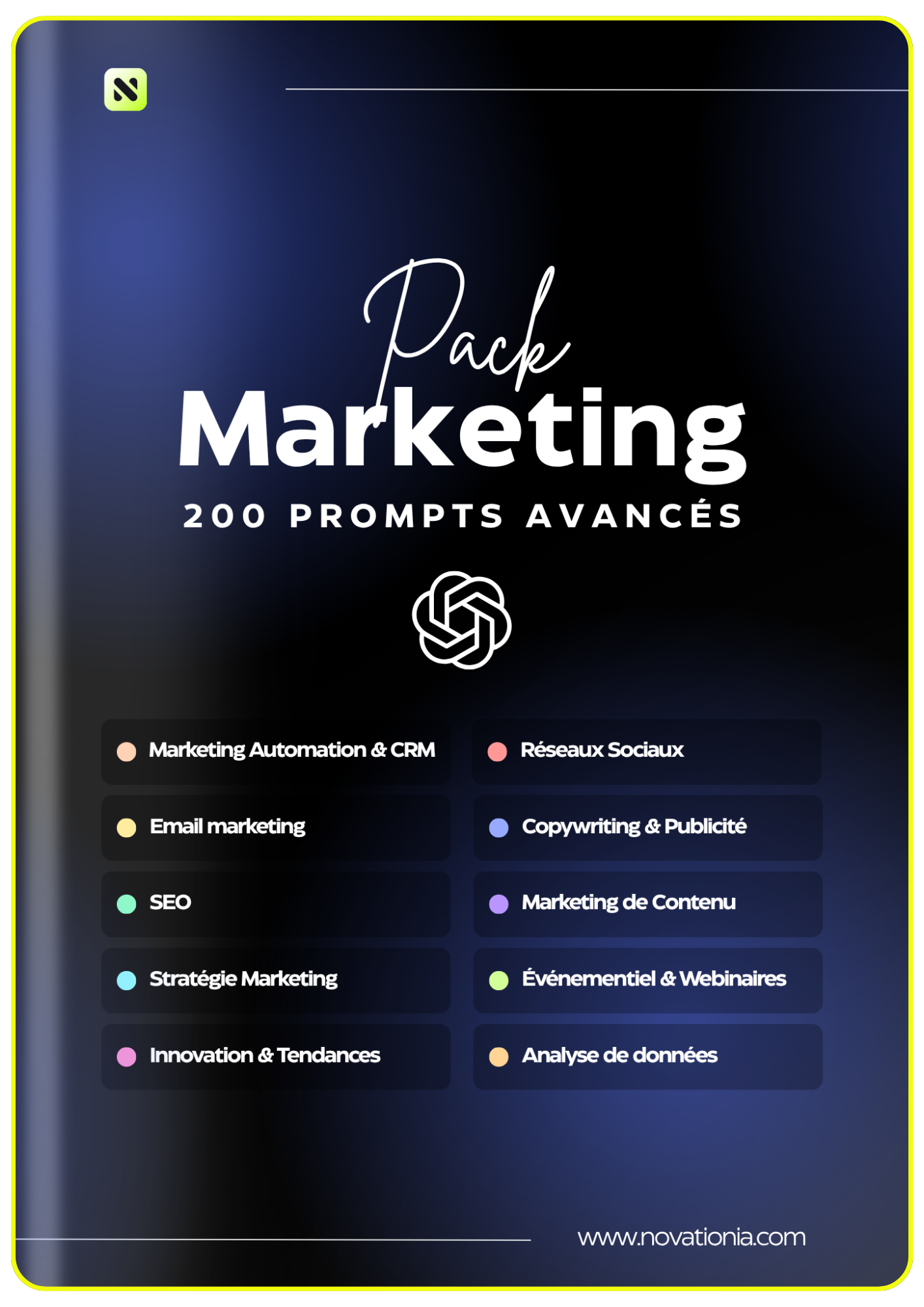 Pack Marketing 200 Prompts ia